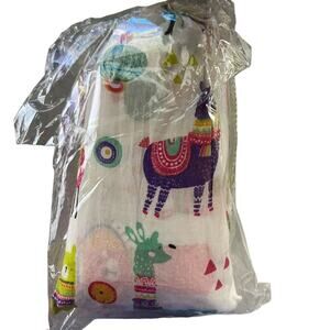 Llama Pant in a bag Pajama Pants Colorful Party Llama Print Womens Size Xlarge